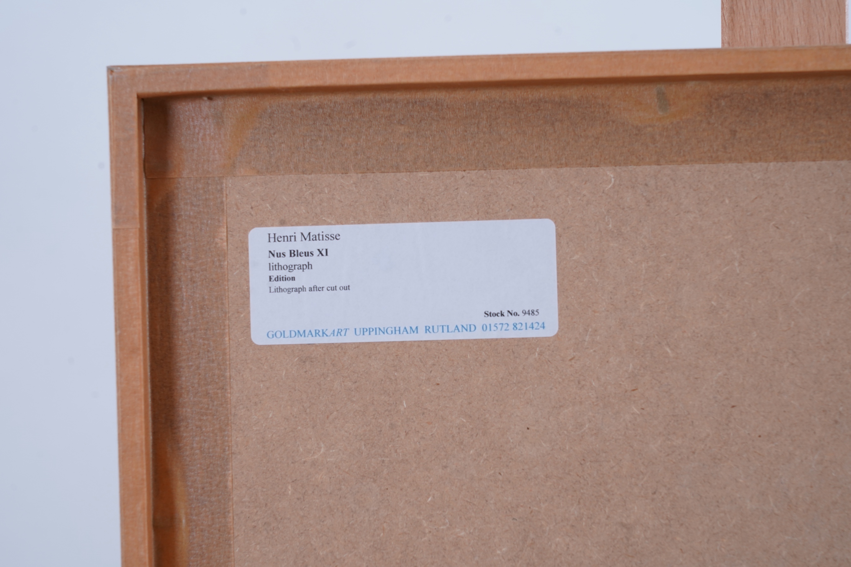 Henri Matisse, (French) 1869-1954), 'Nu Bleu XI'